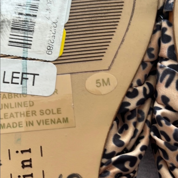 Gianni Bini Brown Slide Sandals with Crisscross Straps - Picture 7 of 9